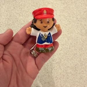 Fisher Price Little People Train Station Engineer or Airport Girl